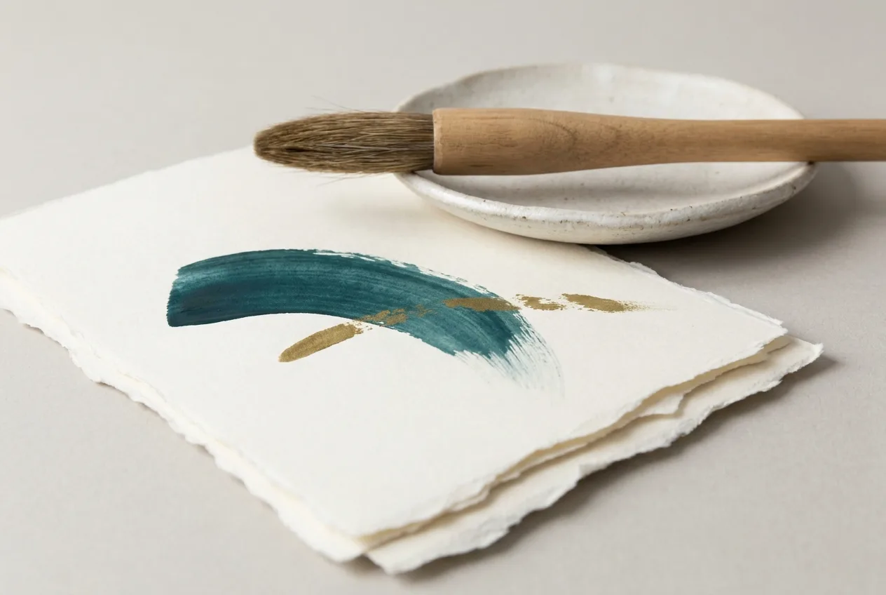Creative Arts | CAQA Research Watercolor painting and art supplies represent courses in the Society and Culture field.